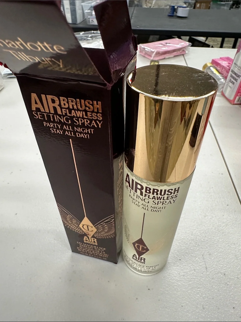 Charlotte Tilbury Airbrush Flawless Setting Spray — full size 100 ml new in box